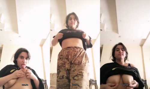 Cute muslim girl showing big boobs