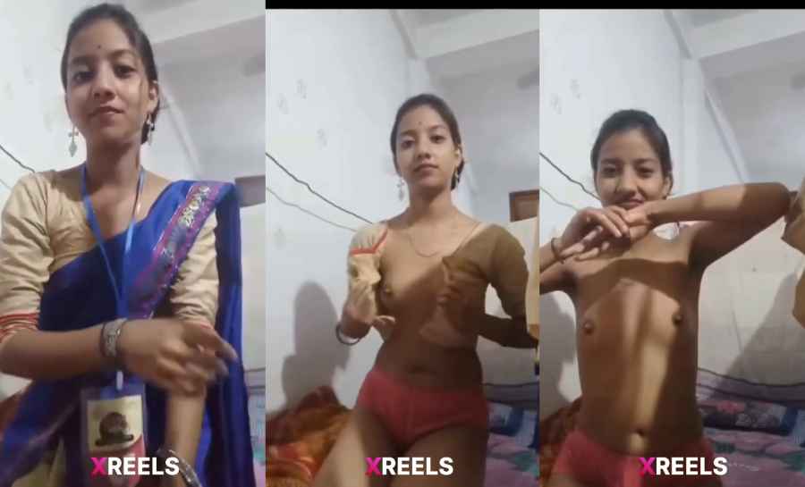 Skinny small boobs girl sexy nude